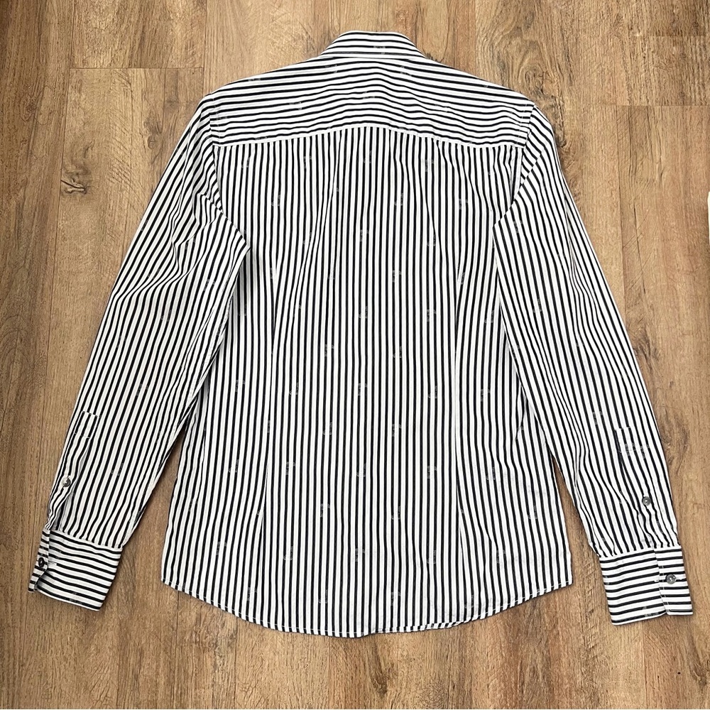 Versace Collection Trend Men’s Stripe‎ Dress Shirt - Picture 2 of 12